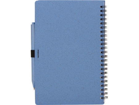 Блокнот А5 Toledo M с обложкой из пшеницы и пластика и шариковой ручкой