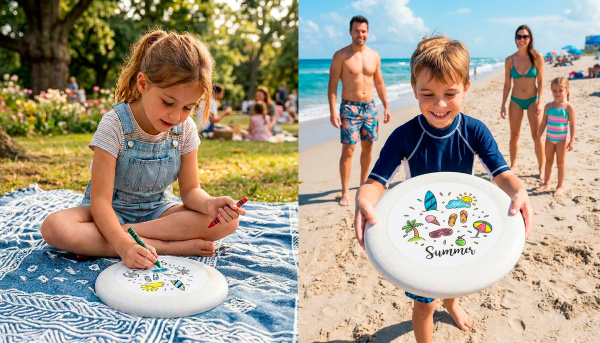 Фрисби-раскраска "Лето"