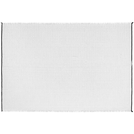 Плед Fringy, белый с черным