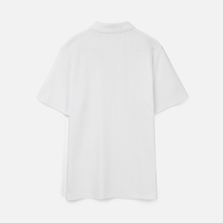 Рубашка поло унисекс Tervise, белая, размер S