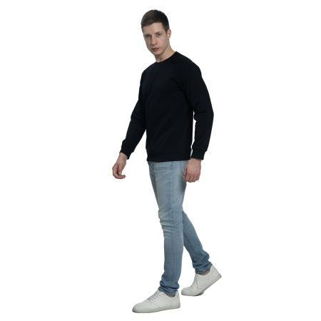 New Gen свитшот 300 г/м2 3-нитка с начесом черный 3XL