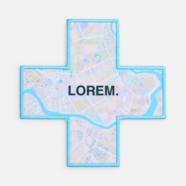 Шеврон из габардина Gabo S, белый