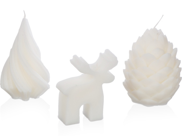 Набор свечей на подставке New year