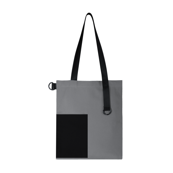 Набор Superbag Color kit: шоппер с обвесом (серый с чёрным)