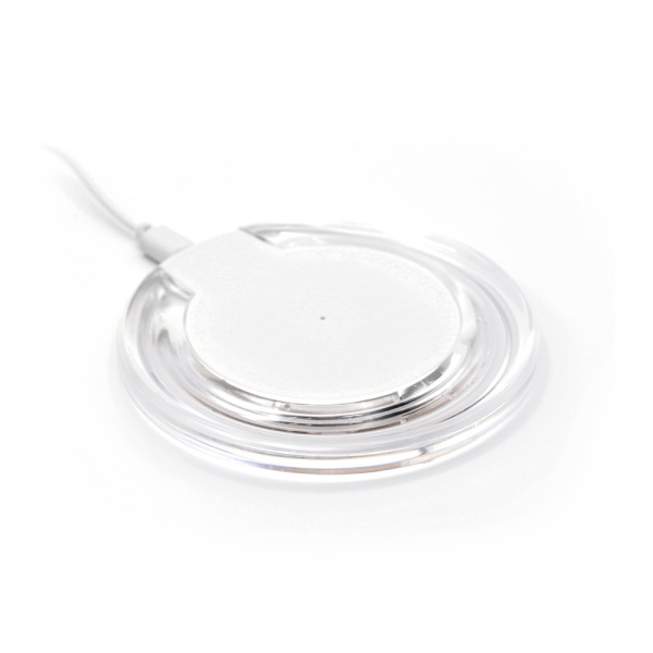 Беспроводное зарядное устройство Spoony 5W, белый Беспроводное зарядное устройство Spoony 5W, белый