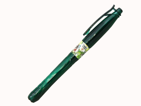 Ручка шариковая, пластиковая, темно-зеленая, BOTTLE Pen