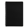 Блокнот на двойной пружине HELIX, 143 х 205 мм, черный, блок в линейку