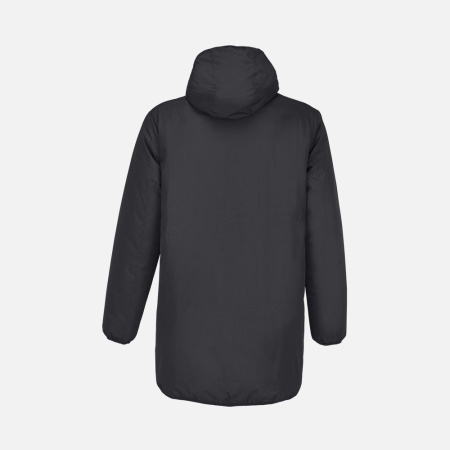 Куртка-парка унисекс Reverse, черная, размер 3XL