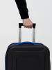 Чемодан Platta, черный с синим