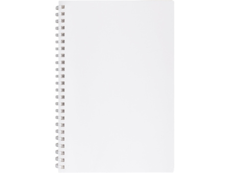 Блокнот на мягкой спирали А5 Sahara, 60 листов 70 гр/м2, белый