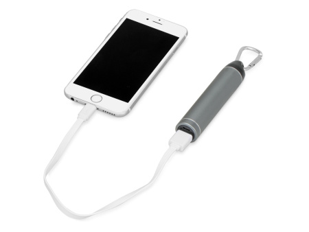 Внешний аккумулятор Марс с карабином, 2600 mAh
