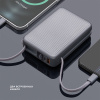 Внешний АКБ NRG Turbo Cable 20000 mAh, 22,5Вт, графит, Deppa