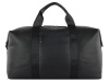 Сумка дорожная BUGATTI ЭЛЬЗА | ELSA, чёрная, воловья кожа/полиэстер, 47х22х24/30 см