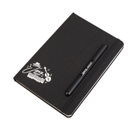 Блокнот "Prime" с ручкой и вечным карандашом в пенале, с подставкой под смартфон