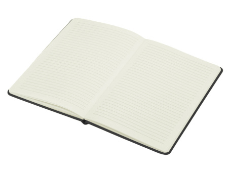 Блокнот Wispy, твердая обложка A5, 64 листа в линейку, черный