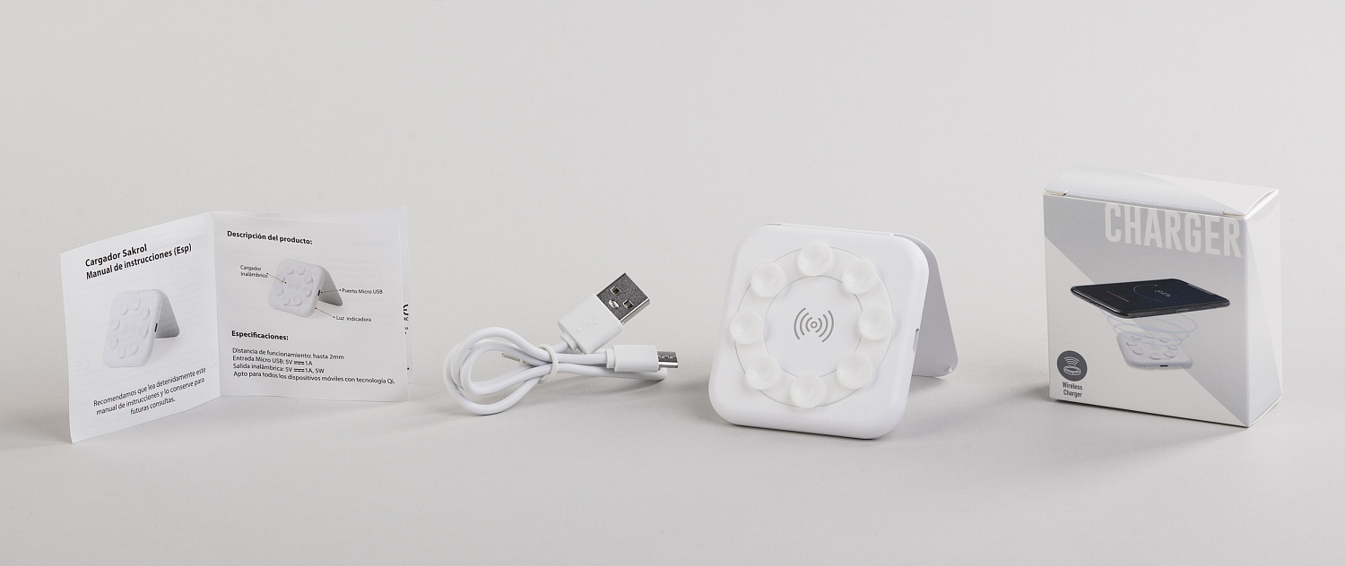 Настольное беспроводное зарядное устройство-подставка "Satellite" Настольное беспроводное зарядное устройство-подставка "Satellite"