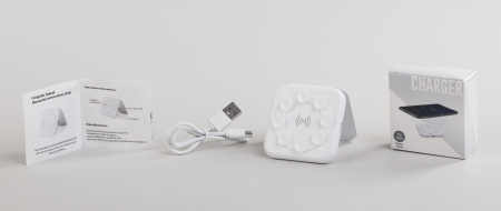 Настольное беспроводное зарядное устройство-подставка "Satellite" Настольное беспроводное зарядное устройство-подставка "Satellite"