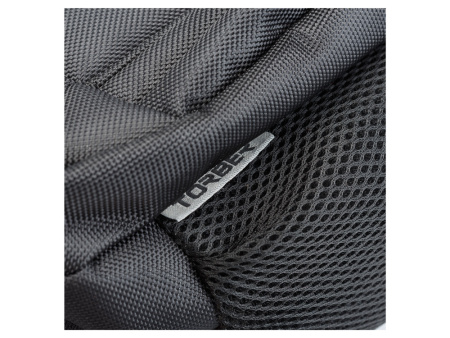 Рюкзак TORBER МЕГАПОЛИС с отделением для ноутбука 15, чёрный, полиэстер, 46 х 32 x 13 см