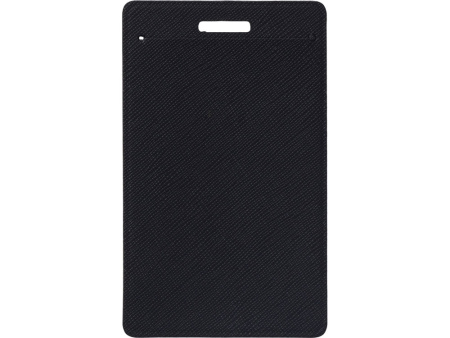 Бейдж с рулеткой-карабин Favor, черный