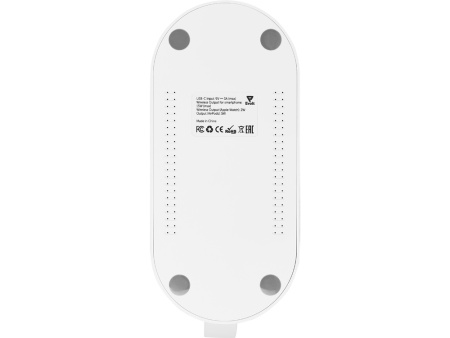 Беспроводная зарядная станция 4-в-1 Portal c лампой, 15 Вт, белый Беспроводная зарядная станция 4-в-1 Portal c лампой, 15 Вт, белый