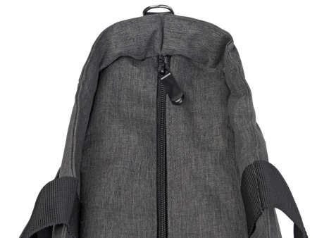 Сумка-холодильник Fabrizio со штопором, серый/черный