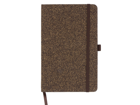 Блокнот из кофейных зерен А5 Coffee notes, твердая обложка, 80 листов 70 гр/м2 белой бумаги, кофейный