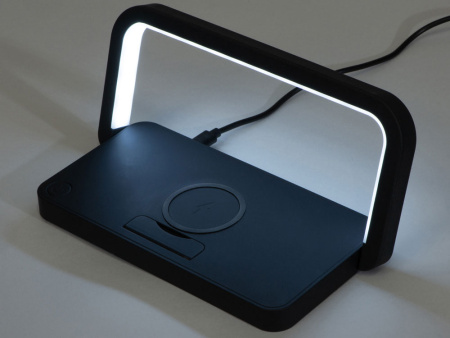 Беспроводная зарядка с лампой Robo, 10 W Беспроводная зарядка с лампой Robo, 10 W