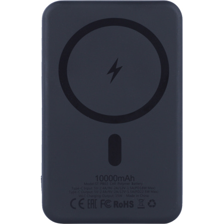 Магнитный внешний аккумулятор ёмкостью 10000 мАч