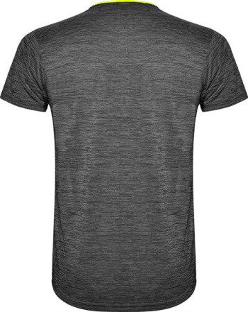 Спортивная футболка ZOLDER мужская, ФЛУОРЕСЦЕНТНЫЙ ЖЕЛТЫЙ/ПЁСТРЫЙ ЧЕРНЫЙ S