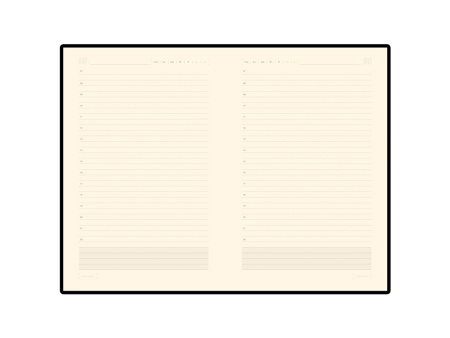 Ежедневник А5 недатированный Zenith, красный