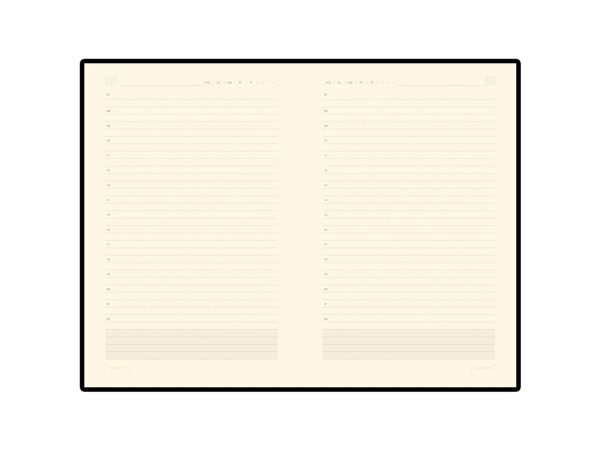 Ежедневник А5 недатированный Zenith, красный