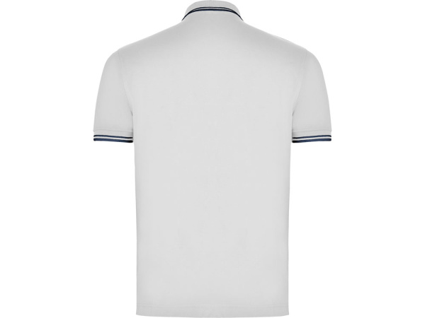 Рубашка поло Montreal мужская, белый/нэйви