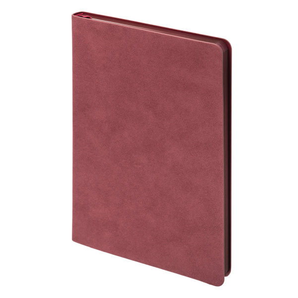 Ежедневник Flexy Nuba А5, бордовый, недатированный, в гибкой обложке