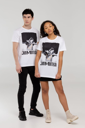 Футболка «Меламед. Jim Morrison», белая, размер XL