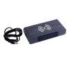 Часы-будильник "Clump" с беспроводной зарядкой для телефона (черный)