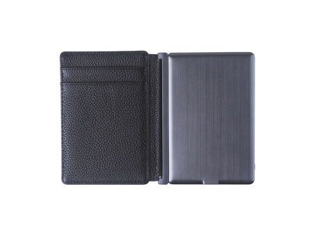 Портмоне с зарядным устройством INE, 4000 mAh, черный