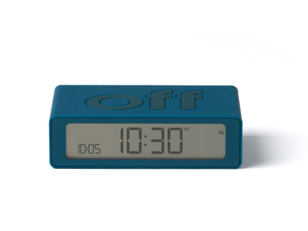 Часы настольные Flip Mini, темно-бирюзовый