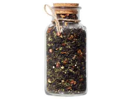 Сокочай чёрный Ананас, клубника, мята, мёд, лимон, 130 г.