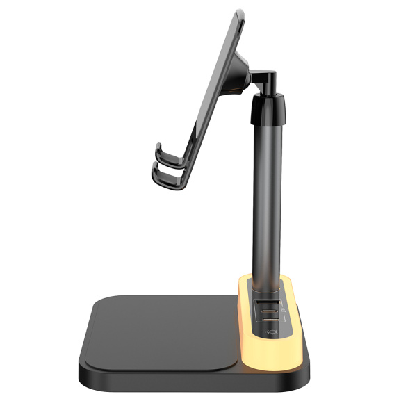 Беспроводное мультизарядное устройство Stave 15W, черный Беспроводное мультизарядное устройство Stave 15W, черный