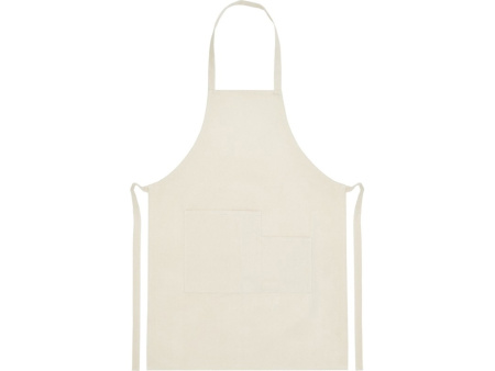 Khana Хлопковый фартук плотностью 280 г/м2, белый