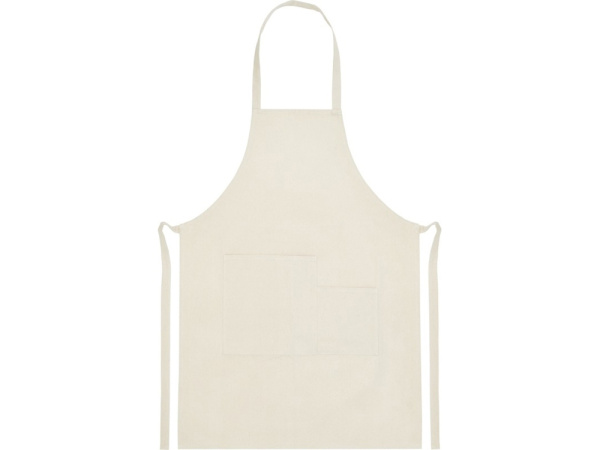 Khana Хлопковый фартук плотностью 280 г/м2, белый