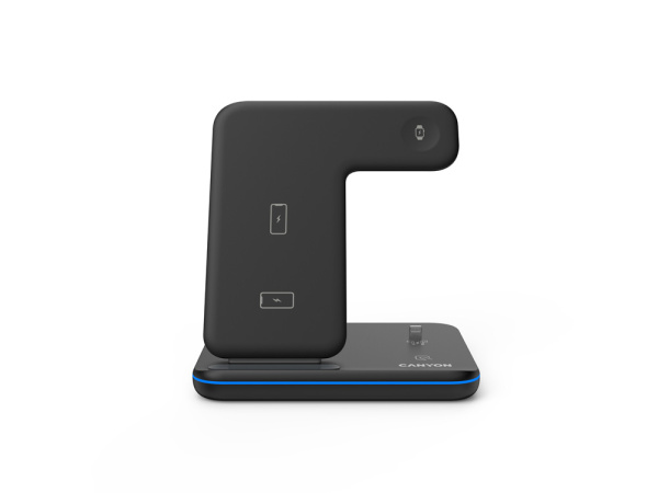 Беспроводное зарядное устройство для гаджетов 3-в-1 с технологией QI WS-302