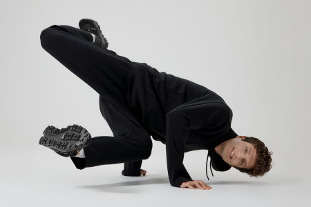 Худи унисекс Begi, черное, размер XXL