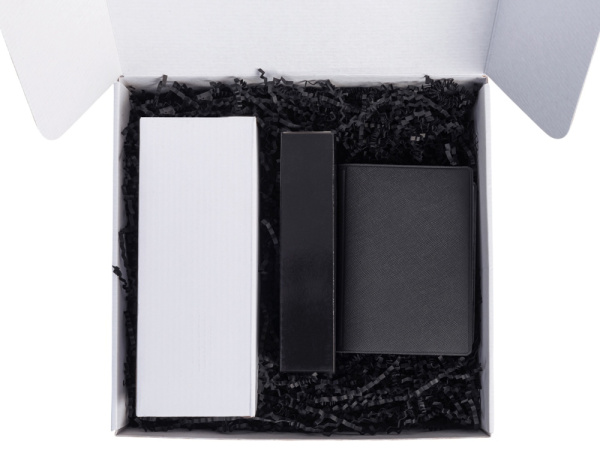 Подарочный набор  Vice с термокружкой, парковочной визиткой и обложкой для документов