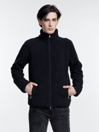 Куртка флисовая унисекс Nesse, черная, размер XS/S