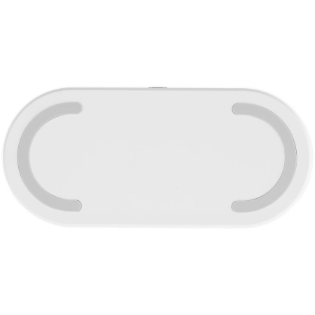 Станция беспроводной зарядки с подсветкой Laconic, белая Станция беспроводной зарядки с подсветкой Laconic, белая