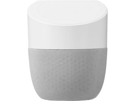 Портативная колонка с беспроводной зарядкой Shuttle, 5 Вт, белый Портативная колонка с беспроводной зарядкой Shuttle, 5 Вт, белый