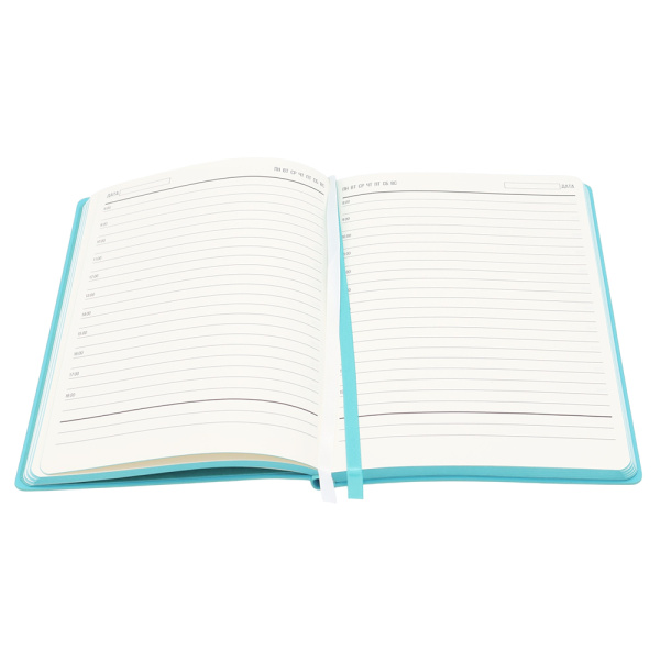 Ежедневник A5 недатированный Gabby в мягком переплёте, бирюзовый