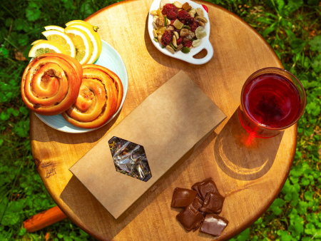 Чай Малина с мятой фруктовый, 70 г. (матовая упаковка)