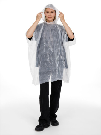 Дождевик в круглом футляре Nimbus, белый